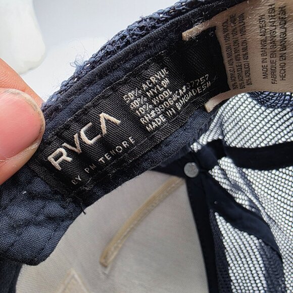RVCA Mens VA All The Way Trucker Hat Mesh Back Breathable Adjustable Comfort - Picture 6 of 9